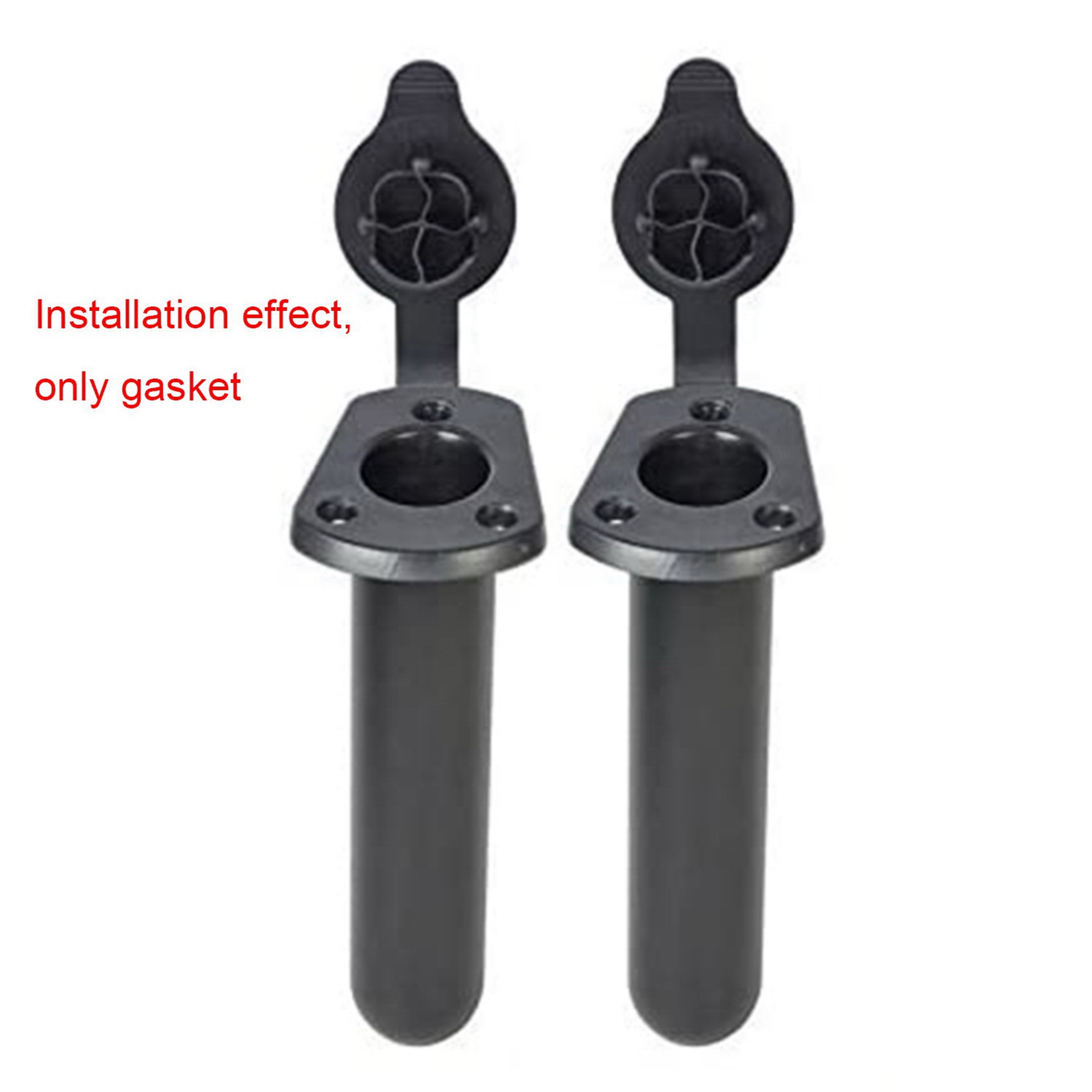 Fishing Kayak Rod Holder - HOES-4 Stuks Visroedbevestigingsring en Pakkingset Geschikt