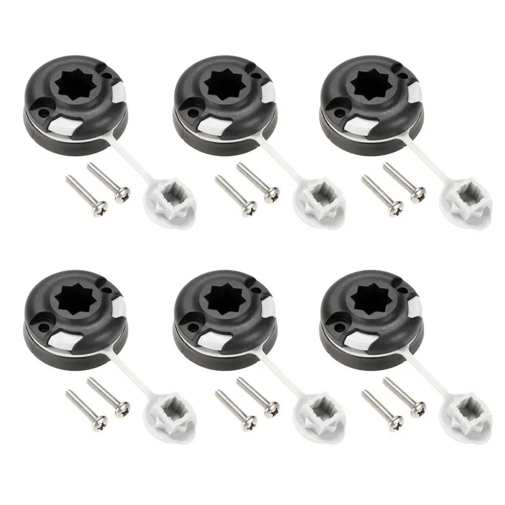 Fishing Kayak Rod Holder - 8/6/4/1PC Kano Kajak Ster Mount Base